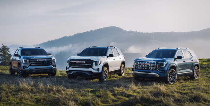 Three 2026 GMC Terrains