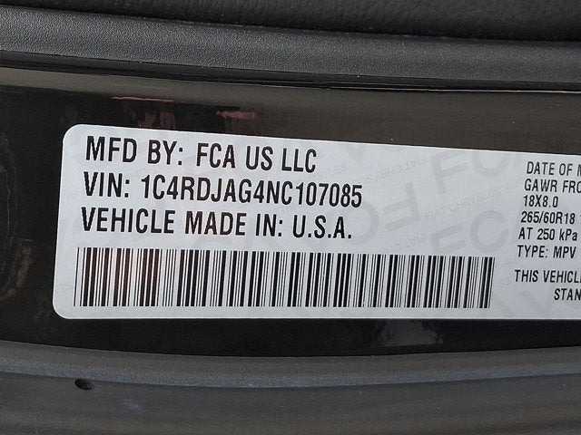 2022 Dodge Durango SXT