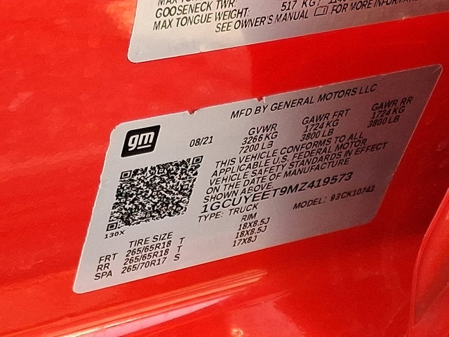 2021 Chevrolet Silverado 1500 RST