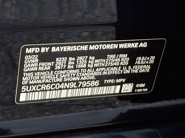 2022 BMW X5 xDrive40i