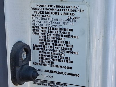 2018 Chevrolet 5500XD LCF Diesel Base