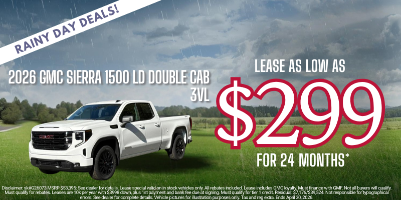 Rainy Day Deals!