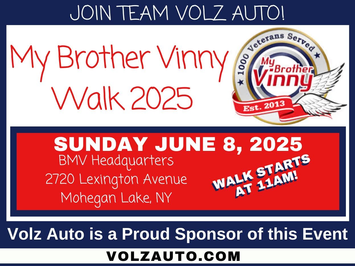 My Brother Vinny Walk 2025 event flyer.